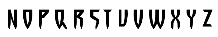 werewolves Font UPPERCASE