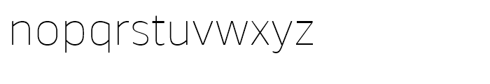 Webnar Thin Font LOWERCASE