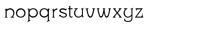 Webster Regular Font LOWERCASE