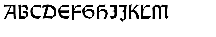 Wei Rundgotisch Standard D Font UPPERCASE