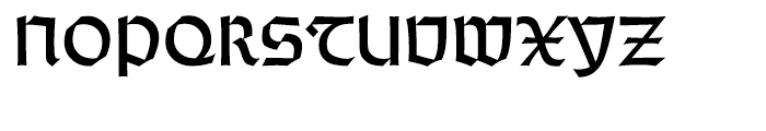 Weiss Rundgotisch Regular Font UPPERCASE