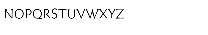 Weiss Titling Regular Font LOWERCASE