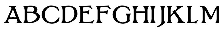Wellingborough Regular Font UPPERCASE