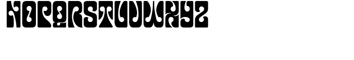 Wes Wilson Regular Font LOWERCASE