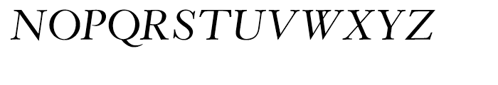 Wessex Italic Font UPPERCASE