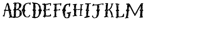 Westcoast Letters Decor Rough Font LOWERCASE