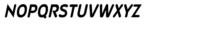 Wevli Condensed Bold Italic Font UPPERCASE