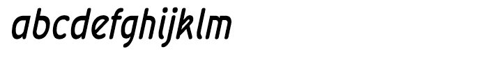 Wevli Condensed Italic Font LOWERCASE