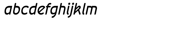 Wevli Regular Italic Font LOWERCASE