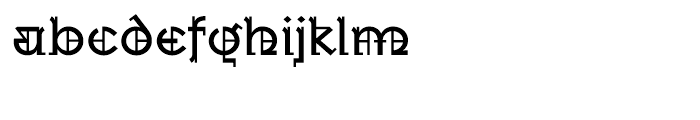 Wexford Oakley Regular Font LOWERCASE