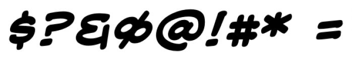 WebLetterer Pro BB Bold Italic Font OTHER CHARS