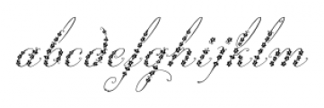 Weingut Script Flourish Font LOWERCASE