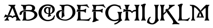 Wellingborough Flourish Font UPPERCASE