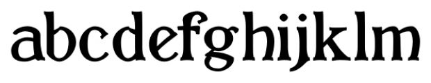 Wellingborough Text Font LOWERCASE
