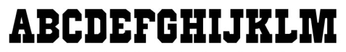 Western Bevel JNL Regular Font LOWERCASE