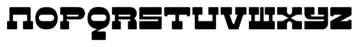 Western Regular Font LOWERCASE