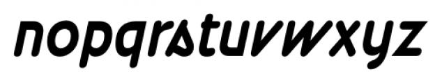 Wevli Bold Italic Font LOWERCASE