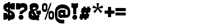 We Work Black Font OTHER CHARS