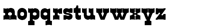 We Work Extra Bold Font LOWERCASE