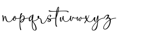 Weaknes Signature Bold Font LOWERCASE