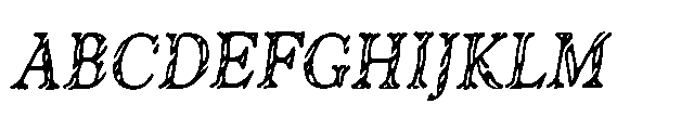 Weathergrave Display Font UPPERCASE
