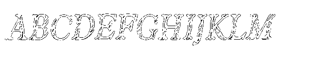 Weathergrave Outline Font UPPERCASE