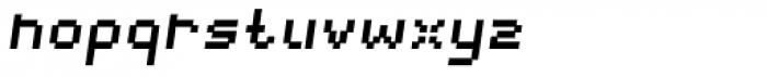 Webpixel bitmap Bold Italic Font LOWERCASE