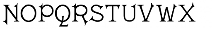 Webster Font UPPERCASE