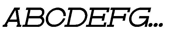 Wedank Italic Font UPPERCASE