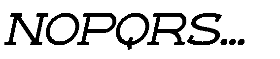 Wedank Italic Font UPPERCASE