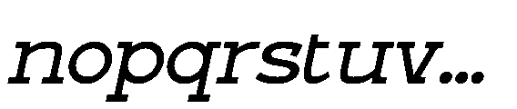 Wedank Italic Font LOWERCASE