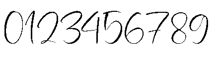 Wedding Bliss Regular Font OTHER CHARS