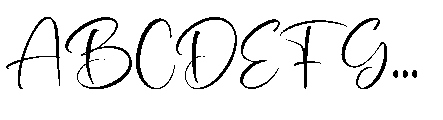 Wedding Bliss Regular Font UPPERCASE