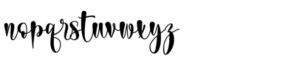 Wedding Dress Regular Font LOWERCASE