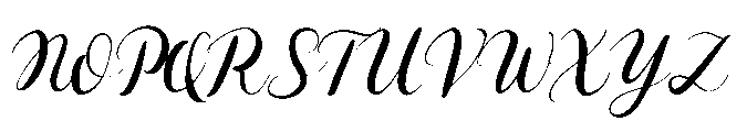 Wedding Shape Font UPPERCASE