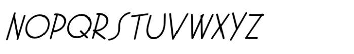 Weekend Revelry JNL Oblique Font UPPERCASE