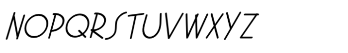 Weekend Revelry JNL Oblique Font LOWERCASE