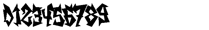 Ween Gothic Font OTHER CHARS