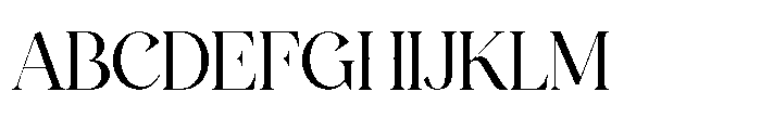 Wegato Font UPPERCASE
