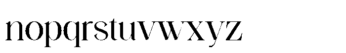 Wegato Font LOWERCASE