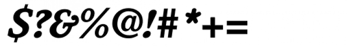 Weidemann Black Italic Font OTHER CHARS