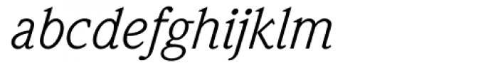 Weidemann Book Italic Font LOWERCASE