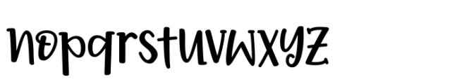 Weird Garden Regular Font LOWERCASE