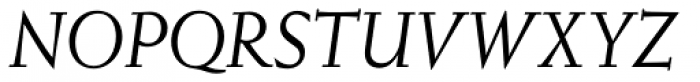 Weiss Antiqua EF Italic Font UPPERCASE
