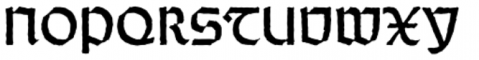 Weiss Rundgotisch Antique D Font UPPERCASE