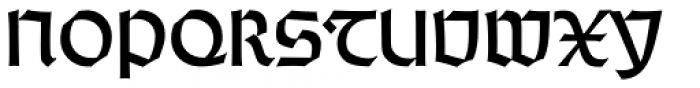 Weiss Rundgotisch Std Regular Font UPPERCASE
