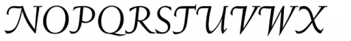 Weiss SB Italic Swash Font UPPERCASE