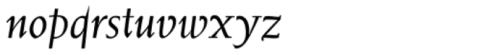 Weiss SB Italic Font LOWERCASE