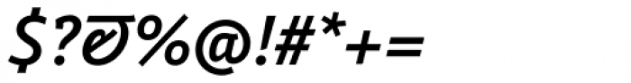 Weitalic Semi Bold Italic Font OTHER CHARS