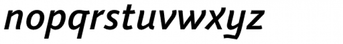 Weitalic Semi Bold Italic Font LOWERCASE